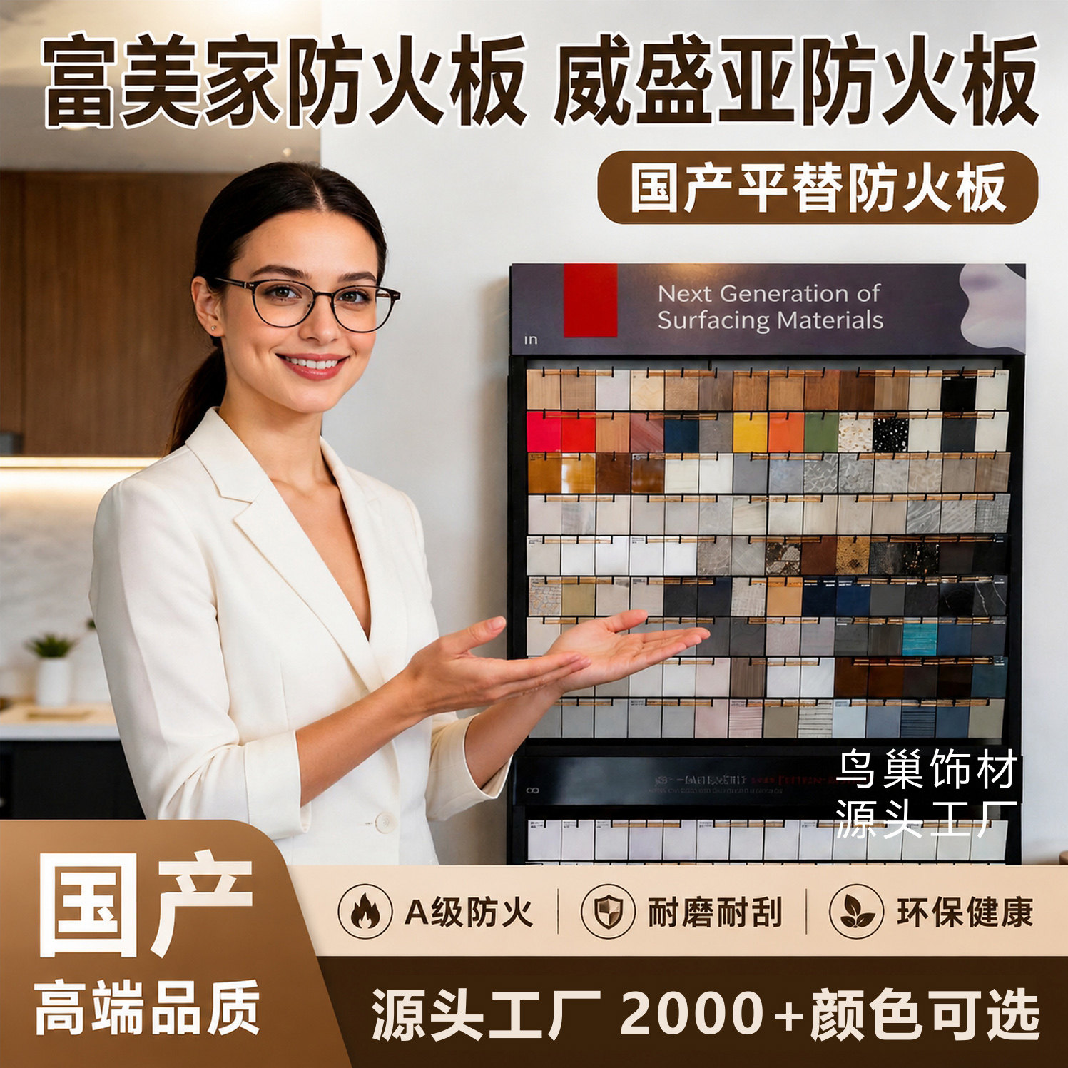 富美家防火板艾克威盛亚防火板