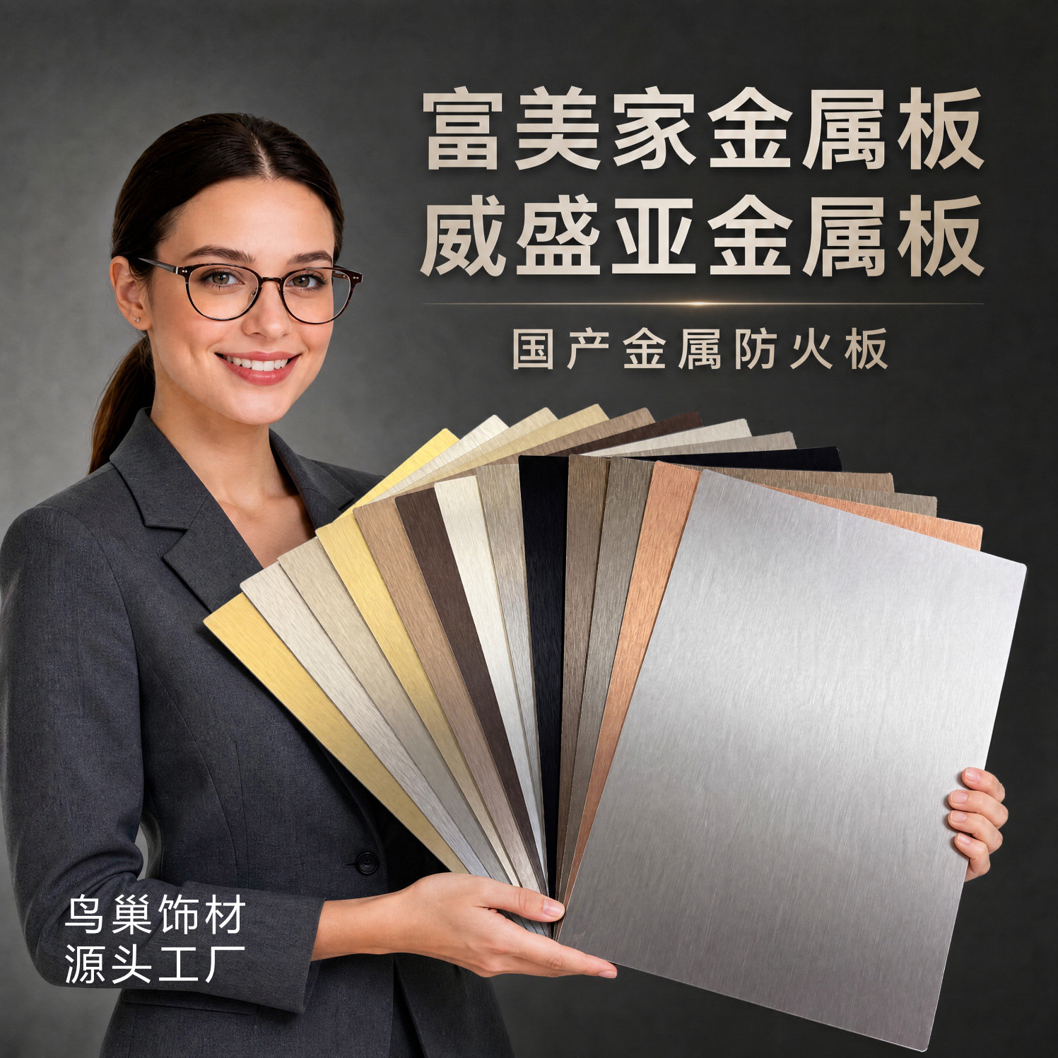 富美家金属板防火板威盛亚艺焓鸟巢富达盈家普丽爱格艾克拉丝饰面图片