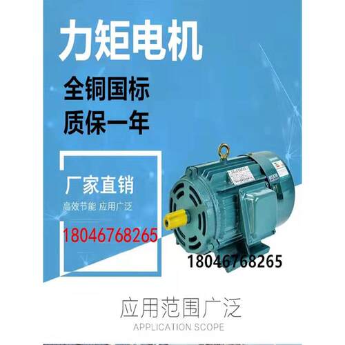 Ylj132-16Nm-4/6/8转矩电机三相覆卷控制器交流吹膜全铜线电机