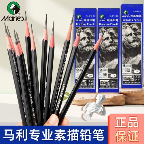 马利素描铅笔初学者美术生专用