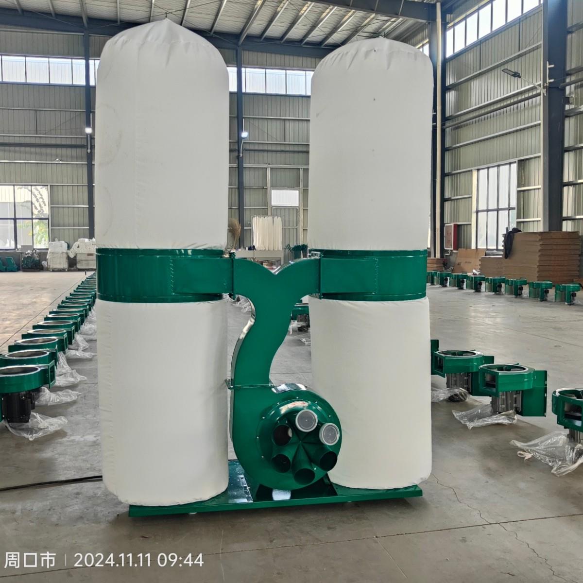 木工吸尘器移动式双槽布袋吸尘器大吸力工业车间除尘粉尘木屑包邮