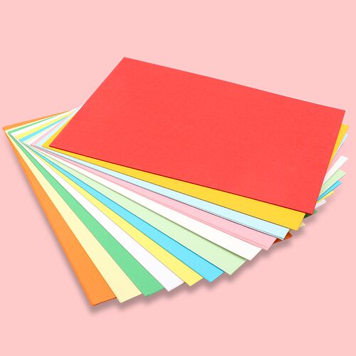 元浩彩色卡纸A4加厚160G硬儿童幼儿园宝宝小学生专用手工纸Ediy画