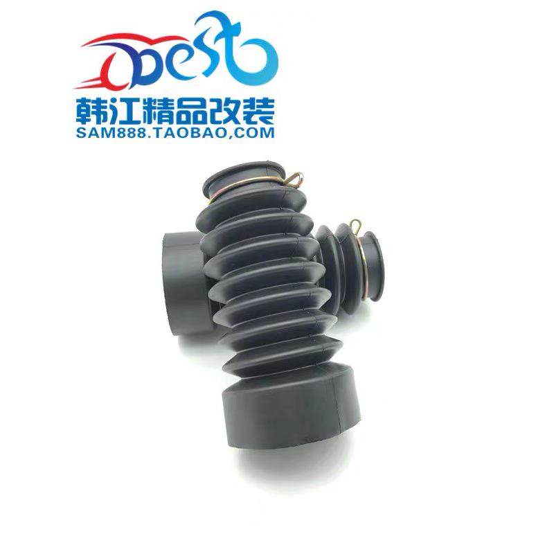 适用轻骑铃木踏板车UY125T UU125前减震防尘套减震套前叉保护胶套