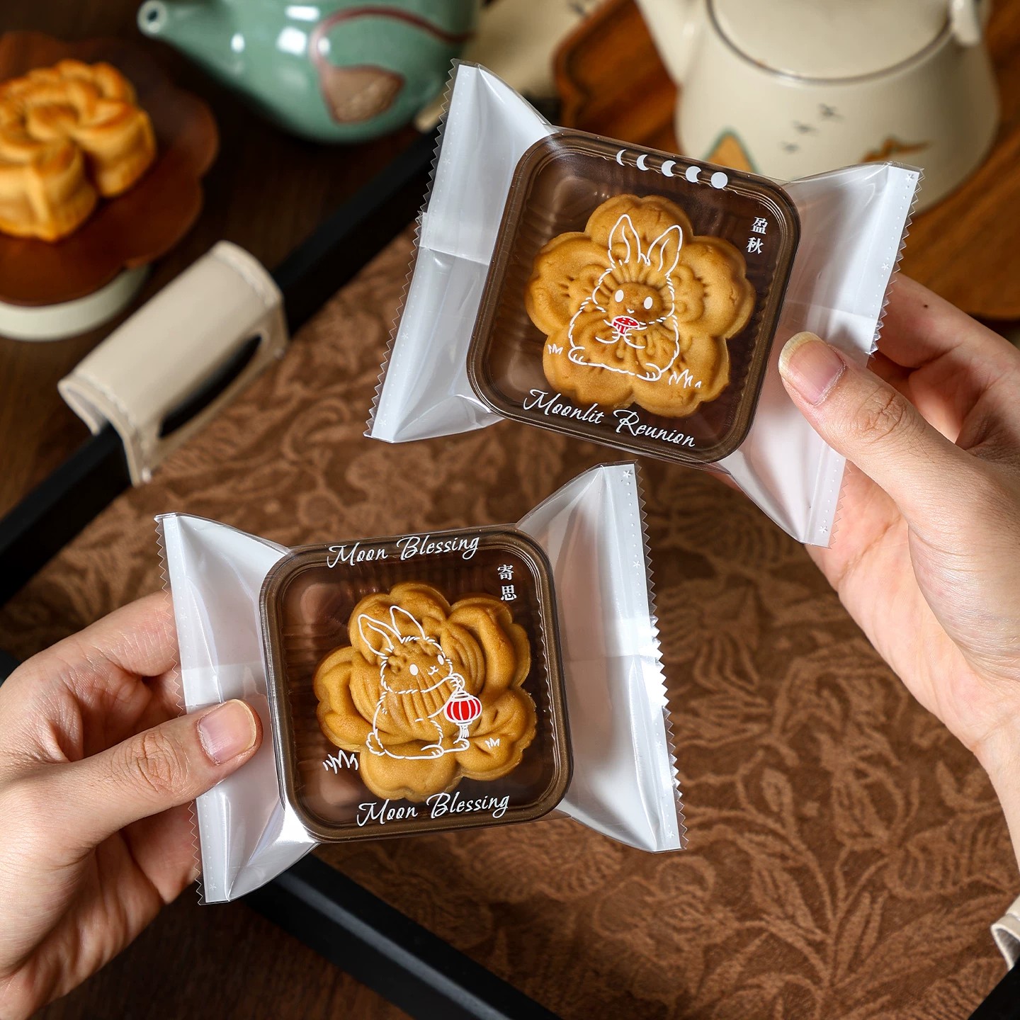 2026新款加厚月饼包装袋蛋黄酥袋
