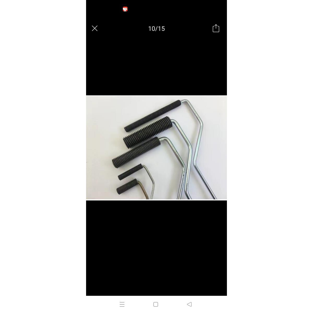 玻璃纤维铁螺纹消泡滚筒树脂压滚气泡去除钢滚树脂滚筒毛刷手糊工