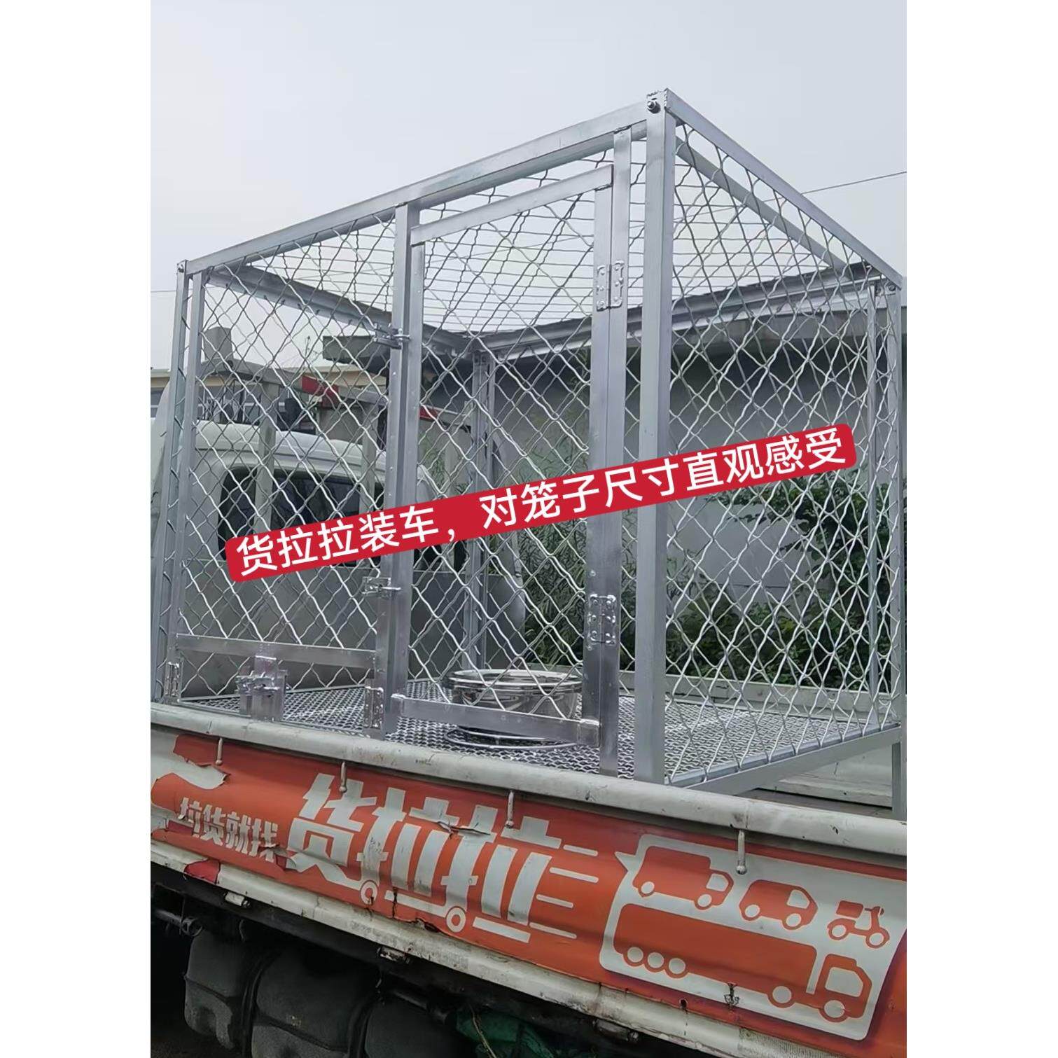大型犬狗笼子可拆卸镀锌防锈加粗加厚不锈钢大型网格家用狗场