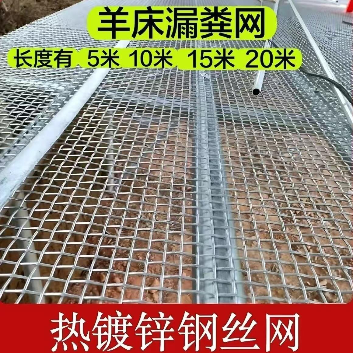 热浸镀锌钢丝网羊床漏粪网羊床钢丝网鸡鸭养殖底网加粗防锈狗笼底