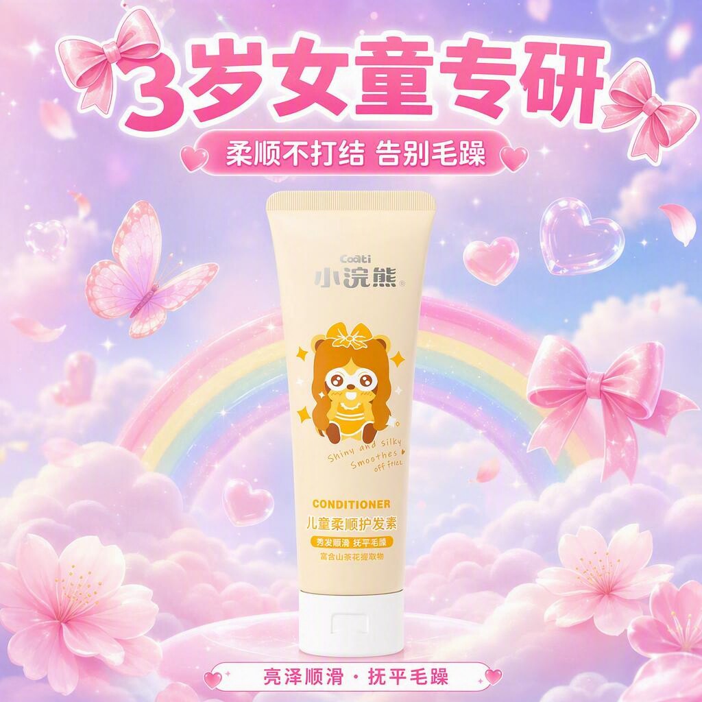 小浣熊儿童顺滑护发素