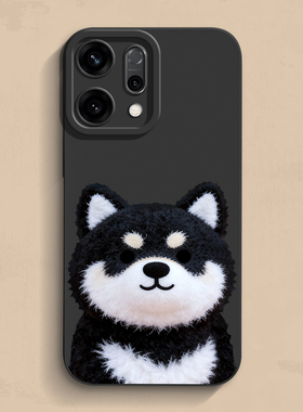 哈士奇opporeno15手机壳findx9个性一加15新款真我液态款se3保护套ultra超薄reamlegt6软v30硅胶Ace男女Neo