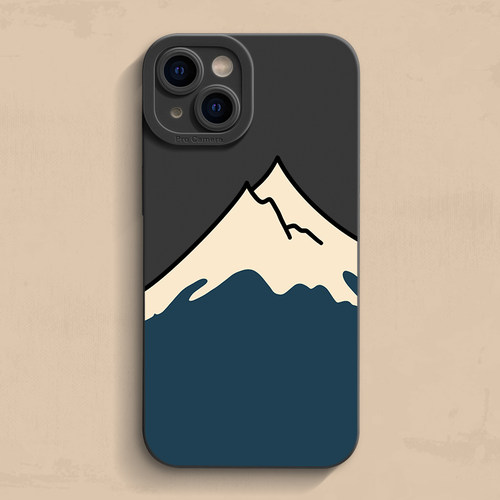 简约山iPhone16手机壳