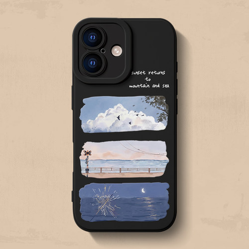 海边白云iPhone17手机壳
