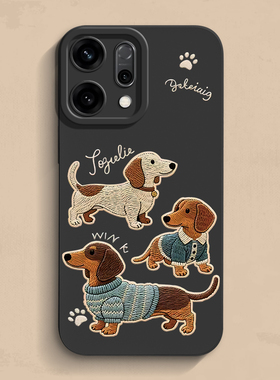 毛衣腊肠opponova15手机壳findx9个性一加15新款真我液态reamlegt6软v30硅胶Ace男女Neo款se3保护套ultra超薄