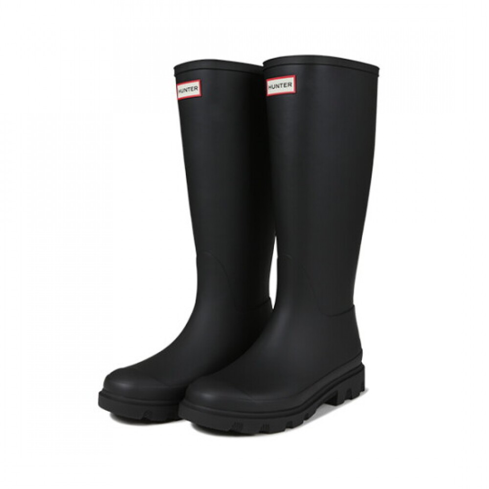 亨特 女士 Downpour Tall 雨靴 黑色 HFRW0001251-BLK