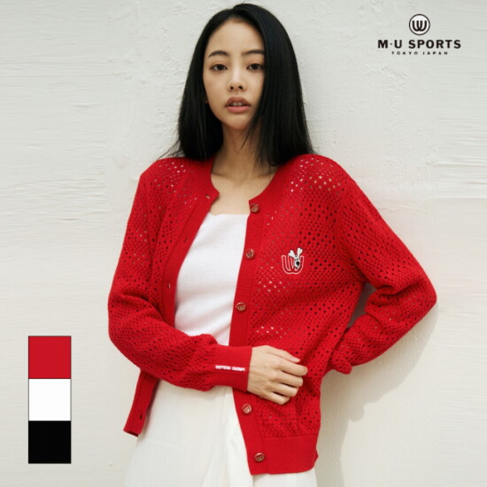 M・U SPORTS 女士网状开衫 MUM13GD51