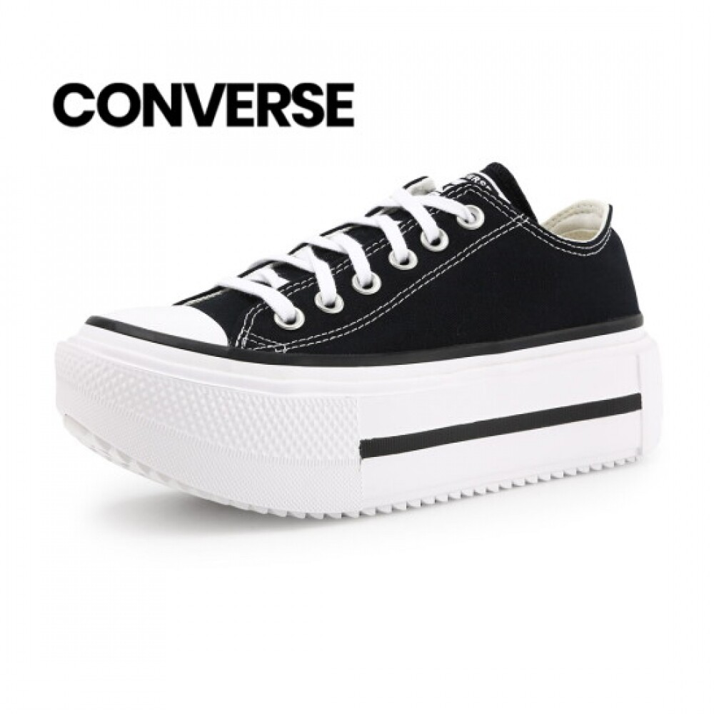 匡威 Chuck Taylor Lift Double Stack OX 低帮运动鞋 黑色 A1549