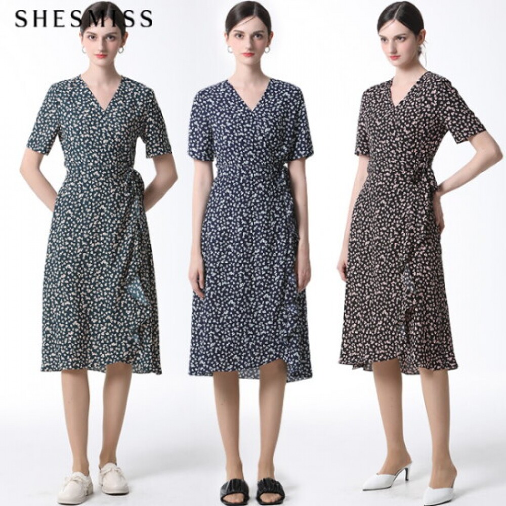 SHESMISS 全面图案裹身裙 (原价: 258000元)