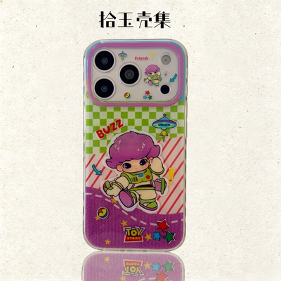 卡通动漫巴斯光年dimoo小王子适用于苹果17Promax手机壳iPhone16pro新款日韩风网红17全包苹果15promax保护壳