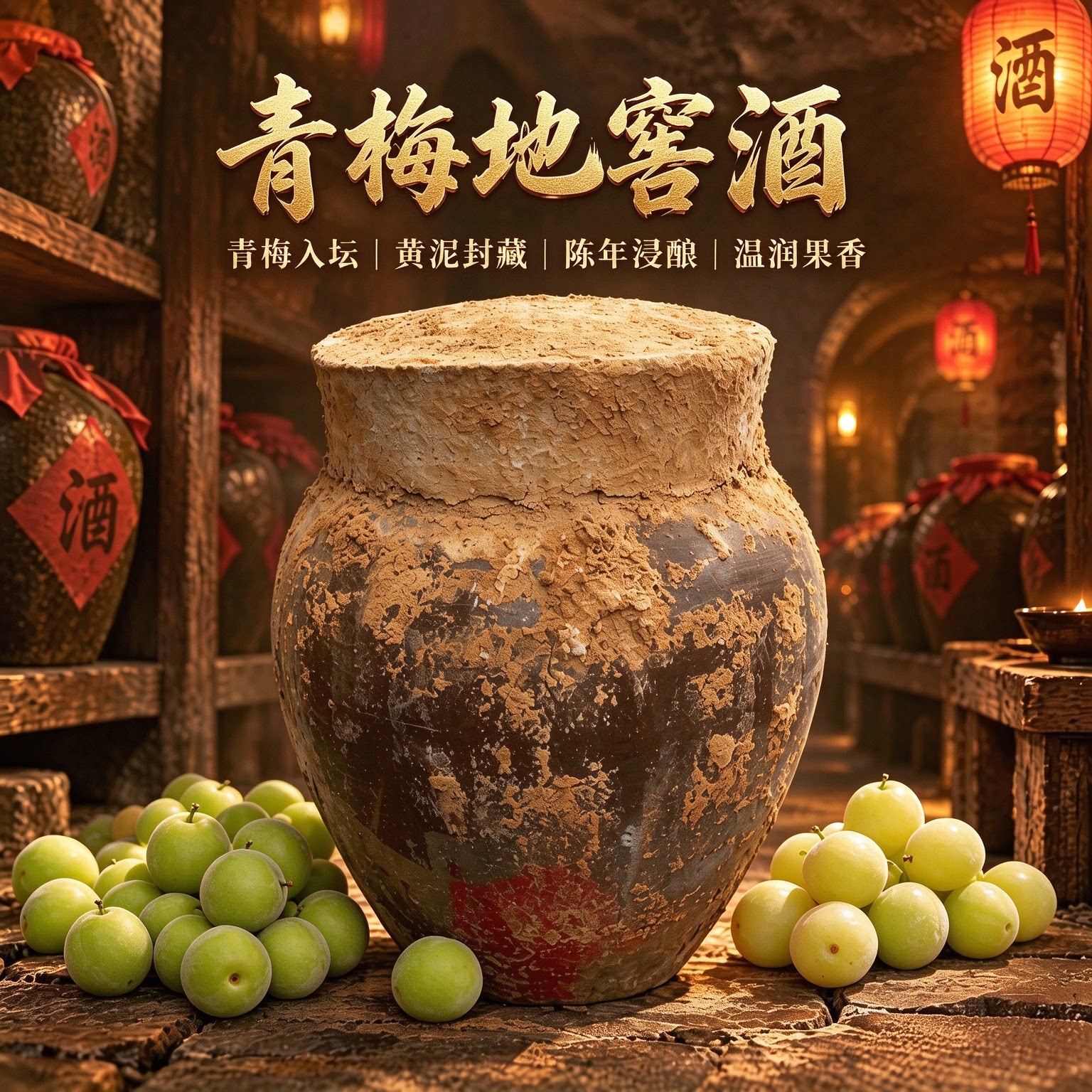 青梅地窖酒10斤装40度自酿果酒泡
