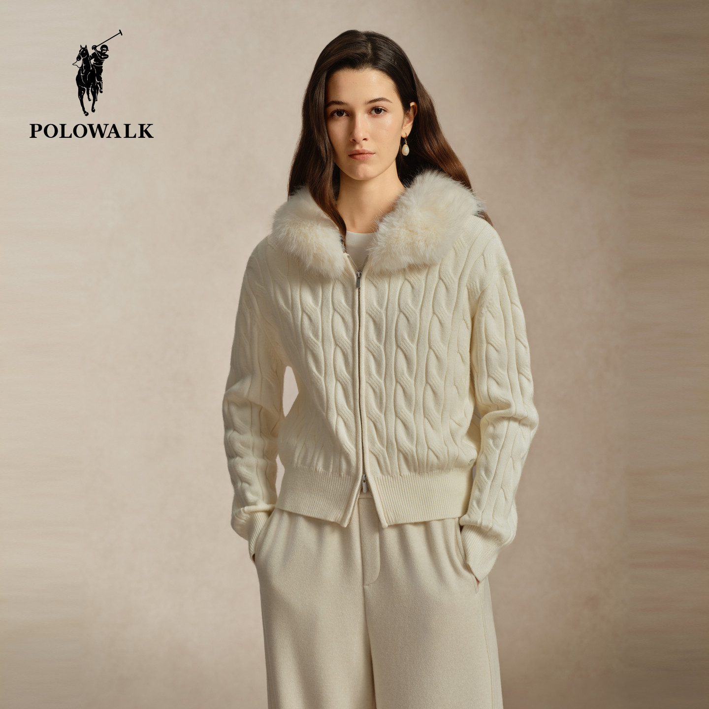 POLOWALK女装秋冬新品毛针织衫