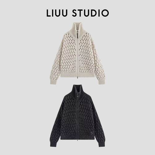 【美丽局】温柔织语 | 羊绒毛编织亮闪闪针织外套 LWAAWW289