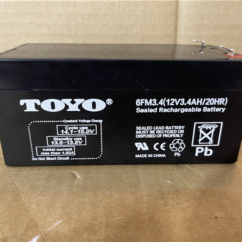 TOYO东洋蓄电池6FM3.4 医疗仪器 电梯监控 12V3.4AH消防UPS电源