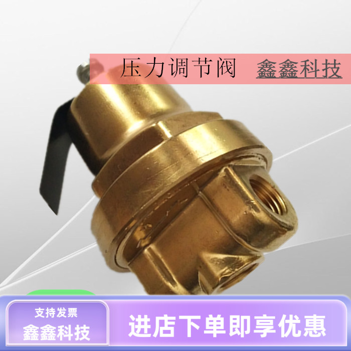 寿力408275空压机压力调节阀压力调节器全铜调节阀1/4压力调压阀