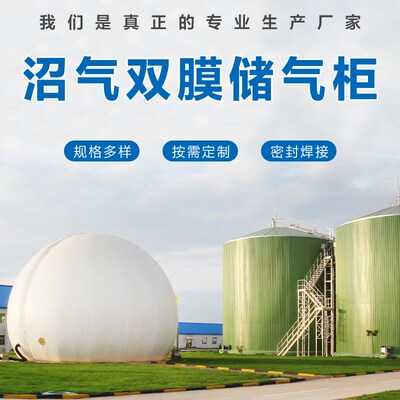 养殖猪场沼气储气袋气柜家用双膜储气罐软体沼气袋发酵池全套设备