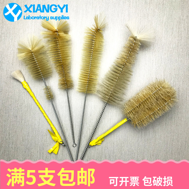 试管刷尼龙量筒刷烧杯刷三角量杯容量瓶刷猪毛大中小号软硬毛清洁图片