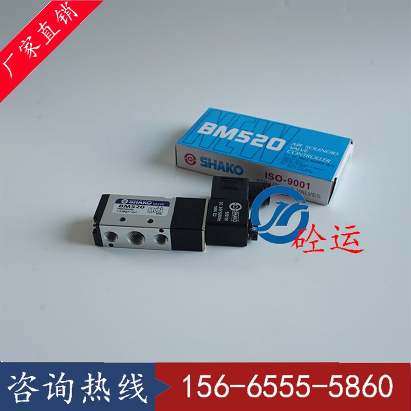 新恭气动电磁阀换向控制 BM520 BM520-02S二位五通单电控阀