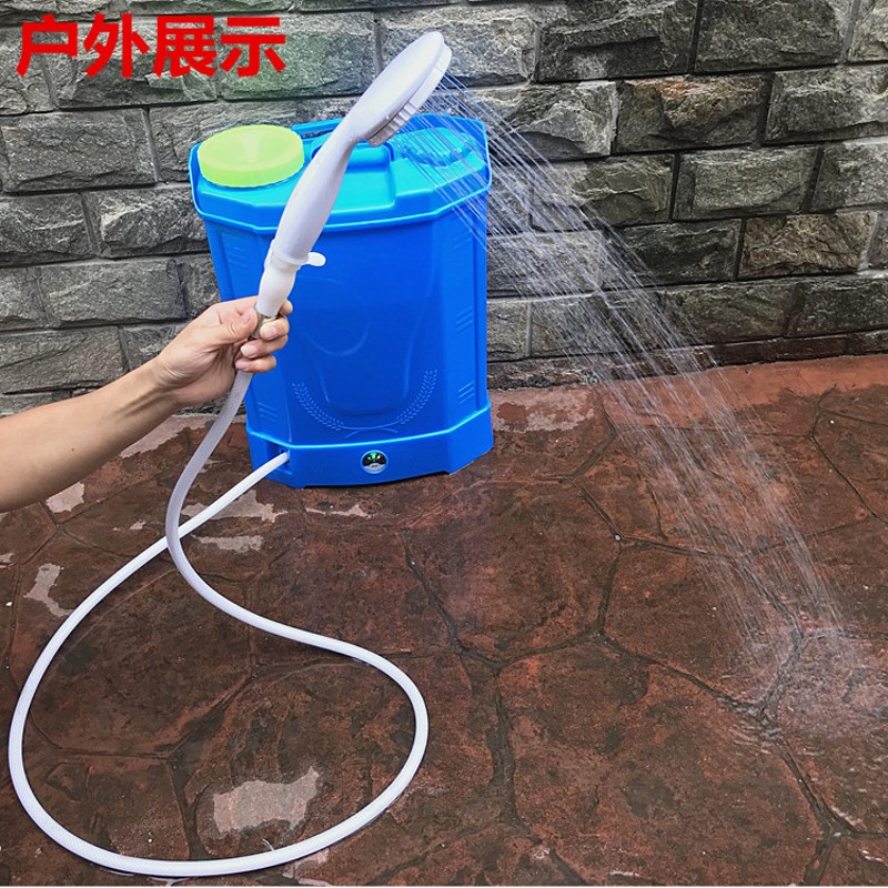 大学生洗澡神器家用宿舍寝室小型可携式简易款洗澡桶司机淋浴器充