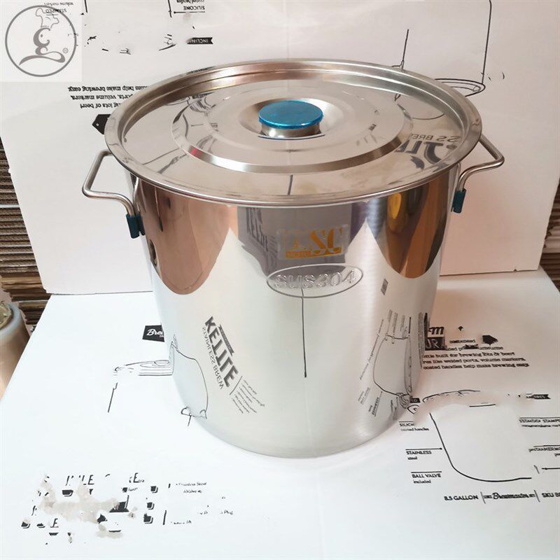 SC SUS304不锈钢桶大汤桶大汤锅带盖304白钢水桶卤锅20-60cm定做