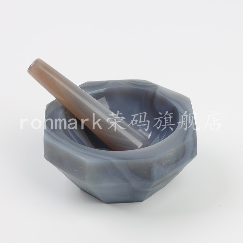 教学仪器玛瑙研钵研药碗捣药研磨器研磨钵实验室磨药器捣药器磨药