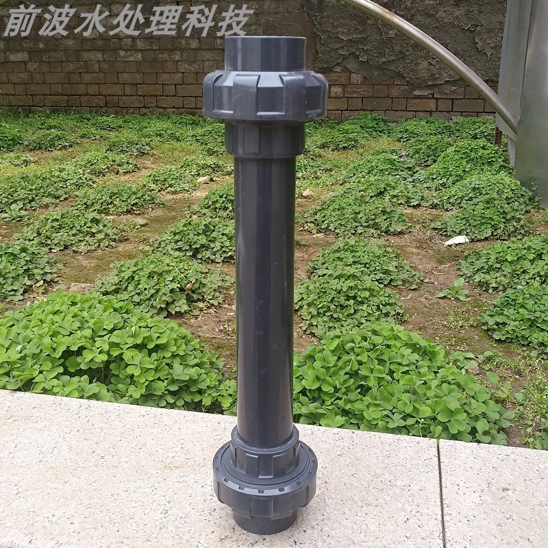 污水处理配件塑料 环保UPVC管道混合器 活结式静态混合器走液体水