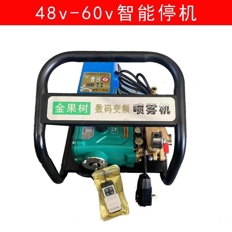 48V/220V金果树高压喷药泵喷药机三缸柱塞泵农用果树直连喷药泵