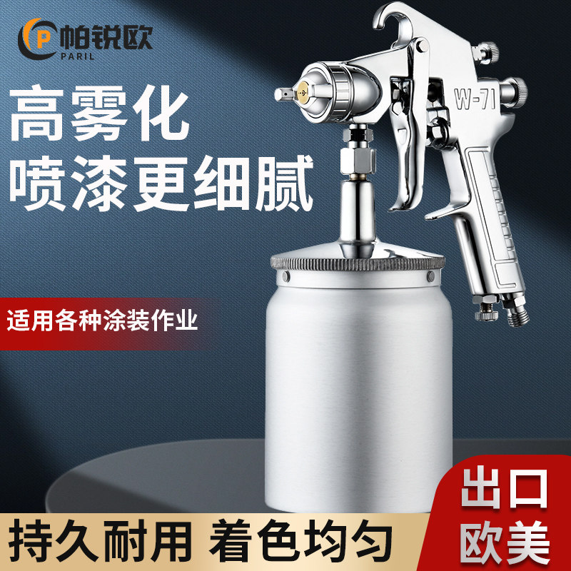 德国汽车喷漆枪W-71合金材质专业级精品喷枪 高雾化气动油漆喷枪