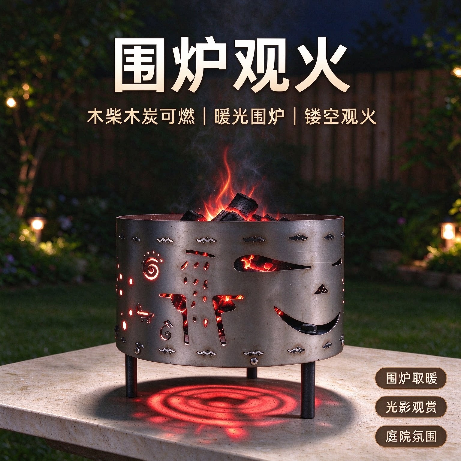 【围炉观火】氛围观火台