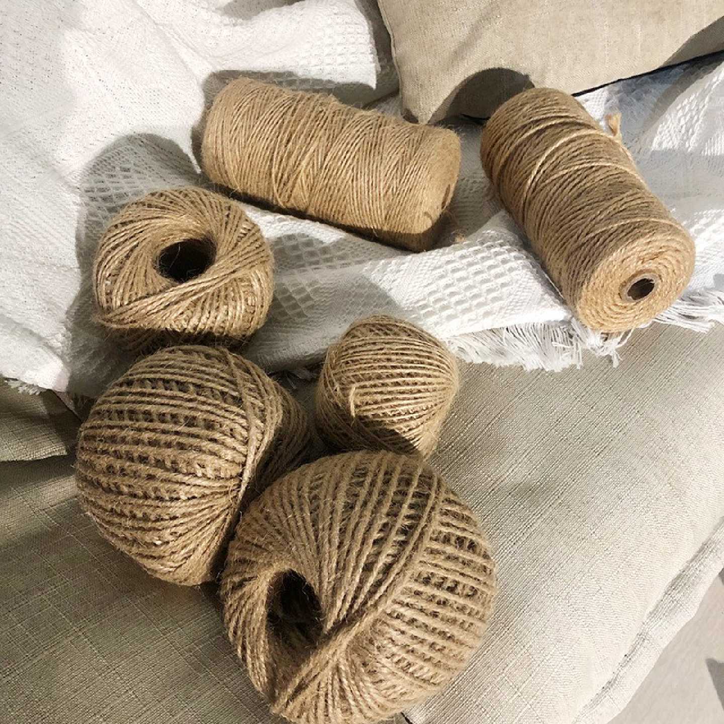 麻绳剑麻绳子手工diy材料猫咪抓绳猫爬架绳空调管水管装饰黄麻绳