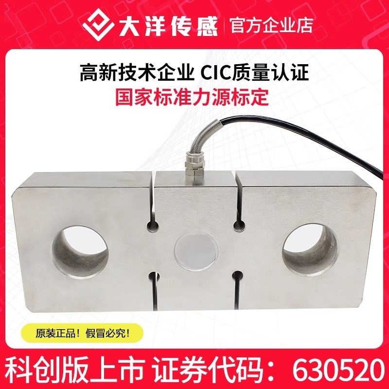大洋测力称重传感器拉压力板环式吊斗秤传感器吊秤行车非标101