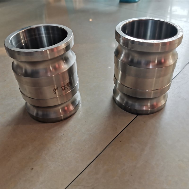 304不锈钢快速接头一体双阳双公头化工槽罐车耐酸碱腐蚀定制加工