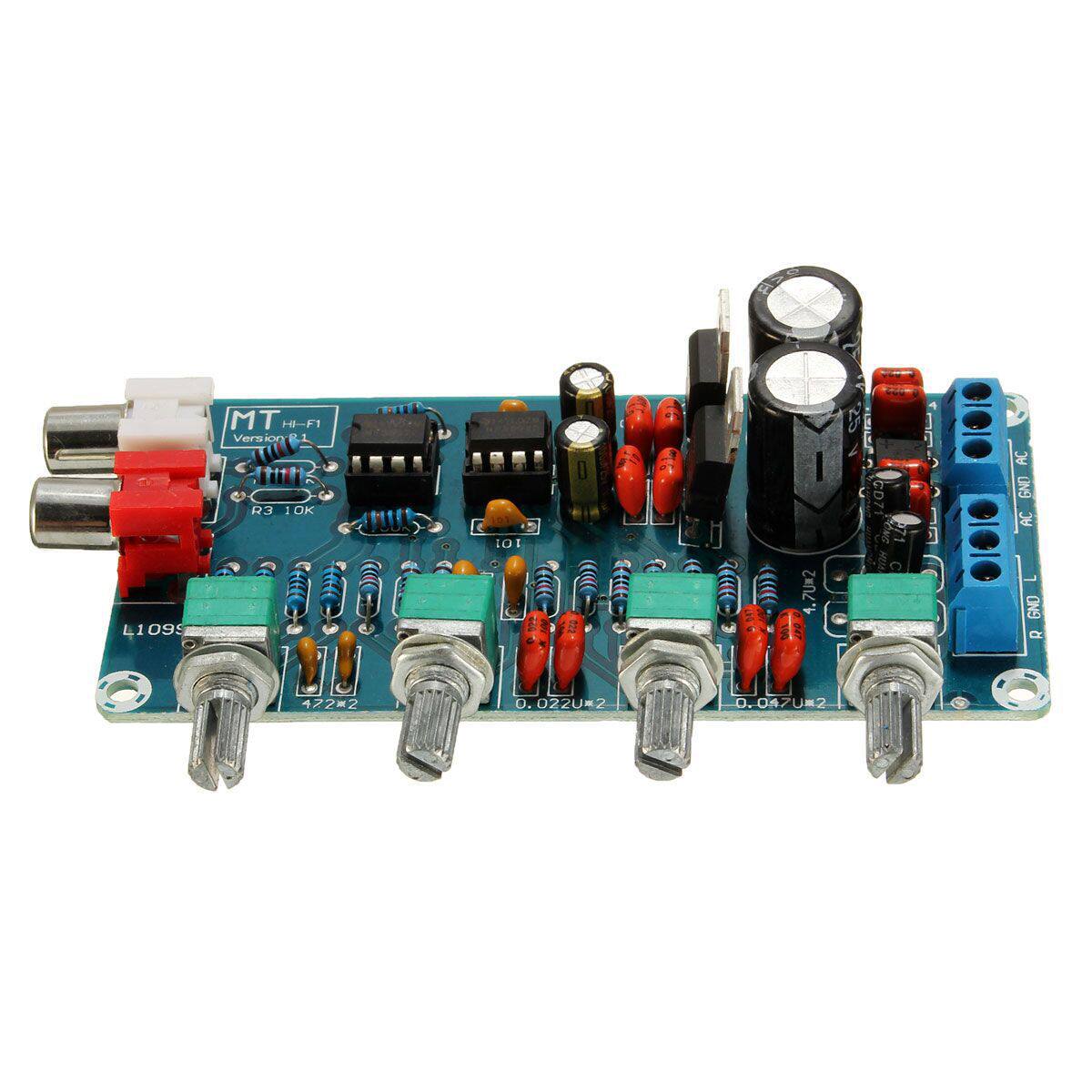 HIFI发烧级音调板NE5532前级板功放前置板散件套件成品板