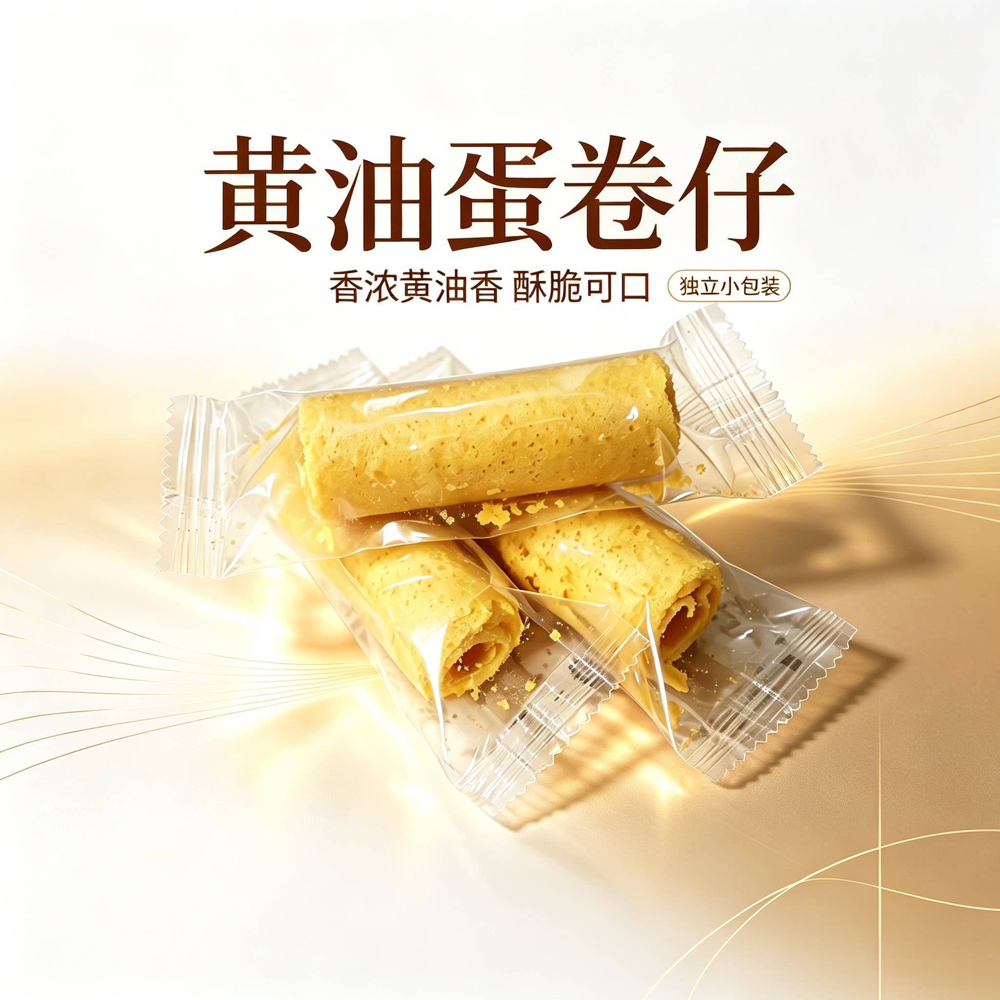 味鎏莲蛋卷仔  新中式糕点 点中式糕点/新中式糕点