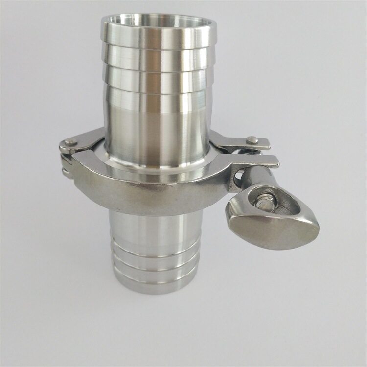 不锈钢皮管接头套装304水管宝塔卡箍式卡盘软管快接螺纹304不锈钢