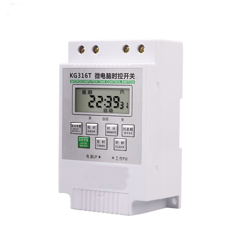 微电脑KG全自动6T22定时器开关v380时控开关路灯31控制器0v
