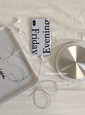 OneTwoThree周五的夜晚适用于iPhone14Promax手机壳菲林硬壳13全包12透明软壳