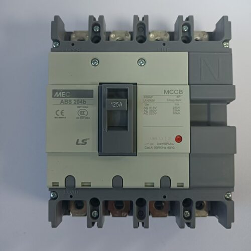 LS产电塑壳断路器ABS204B 125A 150A 175A 200A 四相断路器空开