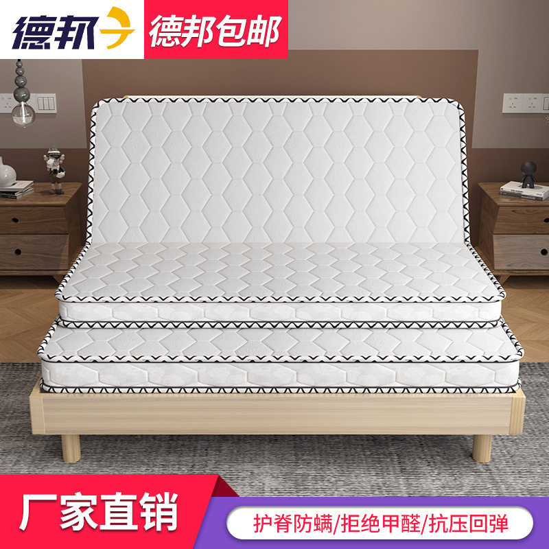 椰棕床垫子双人棕垫1.8m偏硬1.5m加厚棕榈经济型折叠床垫跨境电商
