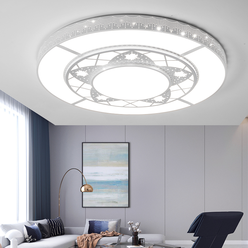 特亮客厅主灯2025新款现代简约大气大尺寸1.2米1.5圆形led吸顶灯