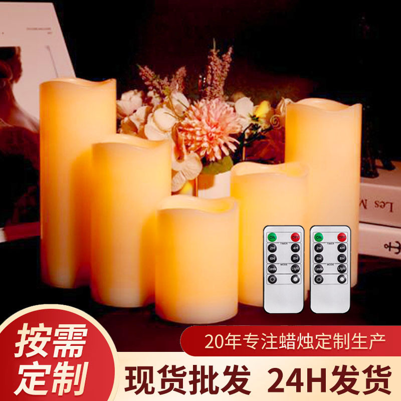 跨境LED电子蜡烛灯摇摆晃动仿真假蜡烛酒吧婚庆餐厅引路照明批发