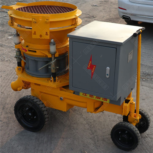 小型PZ-7混凝土喷浆机建筑护坡细石砼喷射机防尘干喷机喷锚机