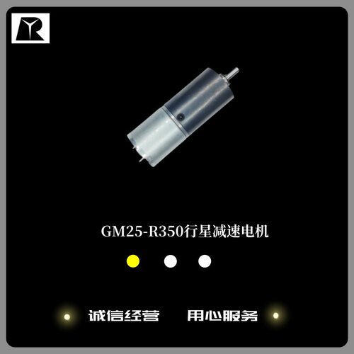 GM24行星减速电机R350马达高速比大扭力机器人售货机紧密仪器马达